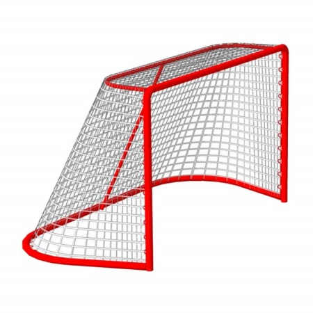 Купить Сетка хоккейная на ворота 1,22мх1,83мх0,5мх1,15м, нить 3,5 мм, узловая в Ачинске 