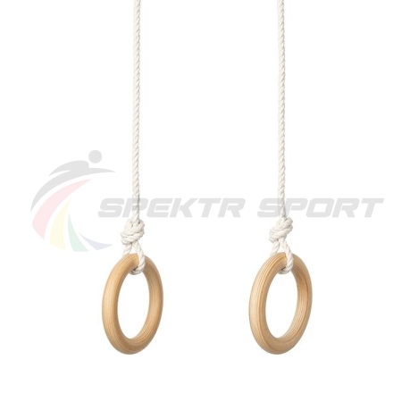 Купить Кольца гимнастические деревянные (фанера 18 мм, покрытие: эмаль, лак или пропитка) в Ачинске 