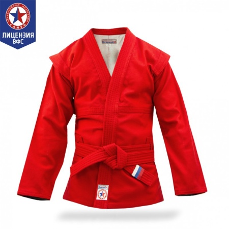 Купить Куртка для самбо "Атака" ВФС (подкладка, пояс)  р 36-48 в Ачинске 