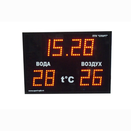 Купить Часы-термометр СТ1.16-2t для бассейна в Ачинске 